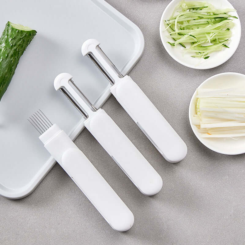 3 In 1 Multifunctional Stainless Steel Peeler