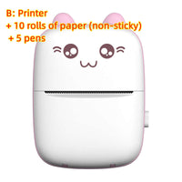 Pocket-Sized Prints: Mini Bluetooth Printer for Photos, Notes & Fun (Wireless)