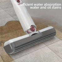Portable self-squeezing mini mop with lightweight and compact design, perfect for small spaces in the USA.