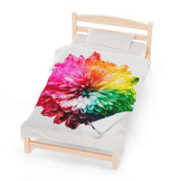 Splash Colour Velveteen Plush Blanket