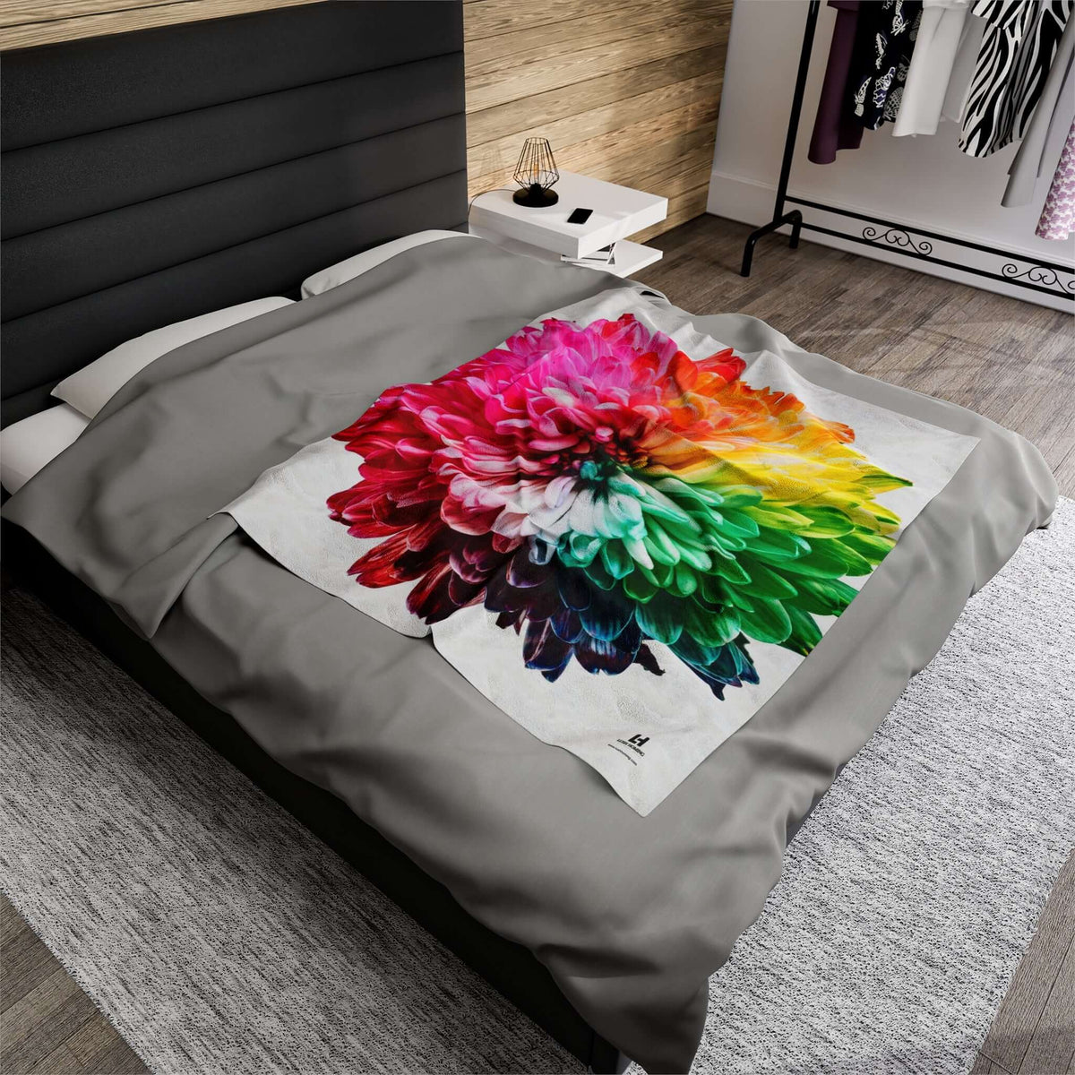 Splash Colour Velveteen Plush Blanket