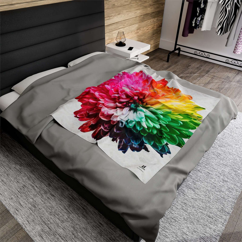 Splash Colour Velveteen Plush Blanket