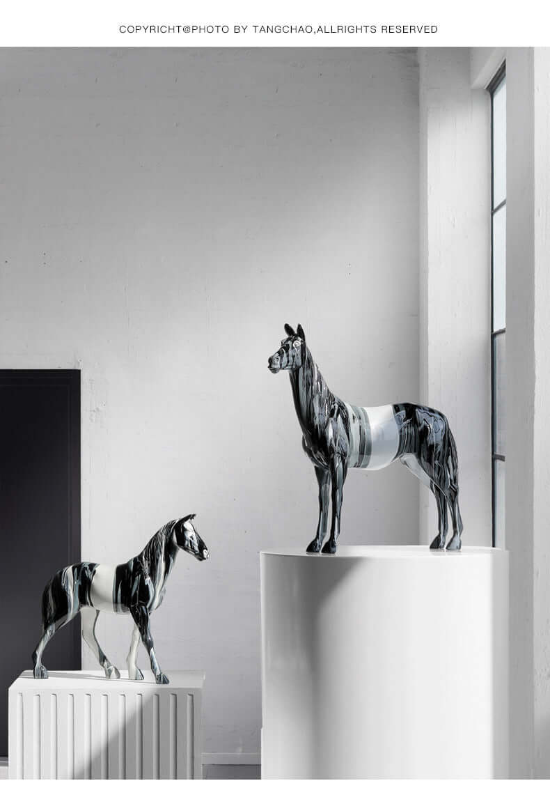 Nordic Light Luxury Horse Decorations