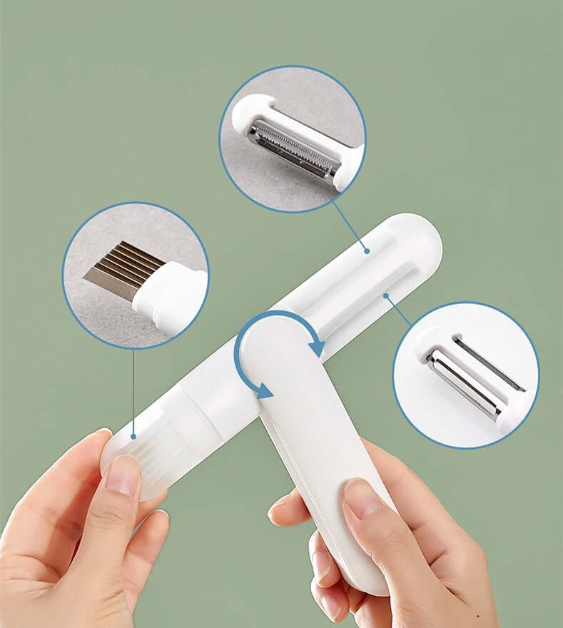 3 In 1 Multifunctional Stainless Steel Peeler