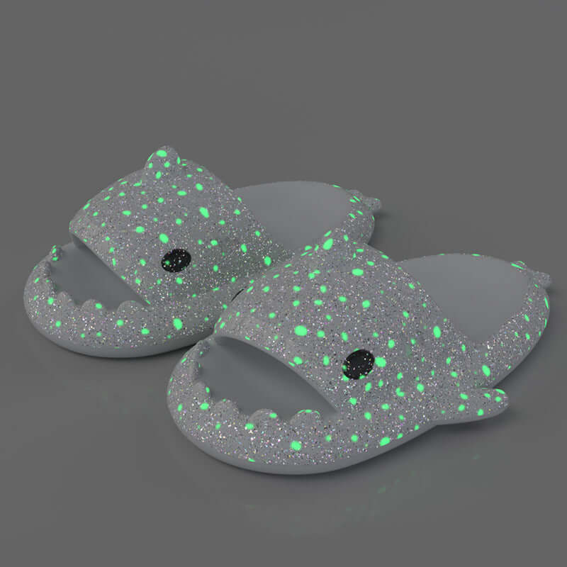 Glowing Shark Flip-Flops: Illuminate Your Bathroom with Fun and Safety