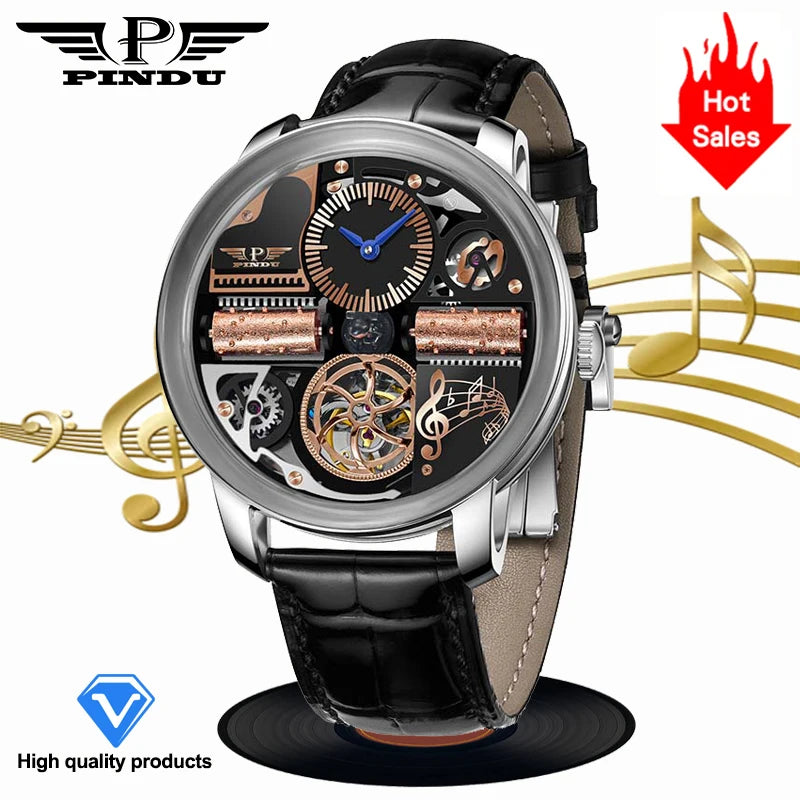 Stainless steel Sapphire Glass God Father Watch