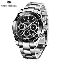 PAGANI DESIGN V2 40MM Meteorite dial Men Quartz Watches Sapphire Retro Chronograph  Waterproof Watch For Men Reloj0 hombr