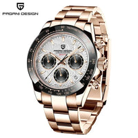 PAGANI DESIGN V2 40MM Meteorite dial Men Quartz Watches Sapphire Retro Chronograph  Waterproof Watch For Men Reloj0 hombr