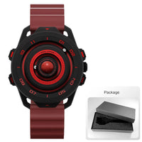 DANIEL GORMAN Red Planet Design Quartz Watch for Men Waterproof Luminous Sport Wristwatch with Magnetic Bead Pointers DG0525Red