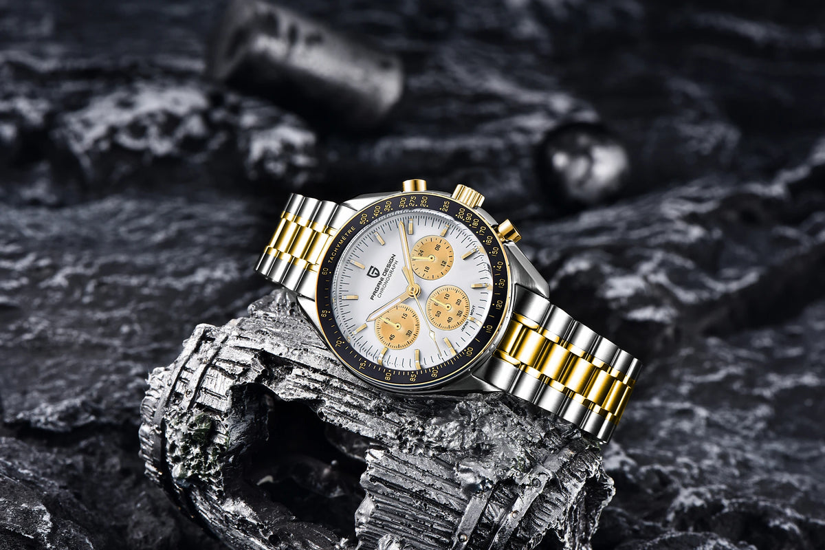 Auto Date Speed Chronograph AR Sapphire Mirror Wrist watch