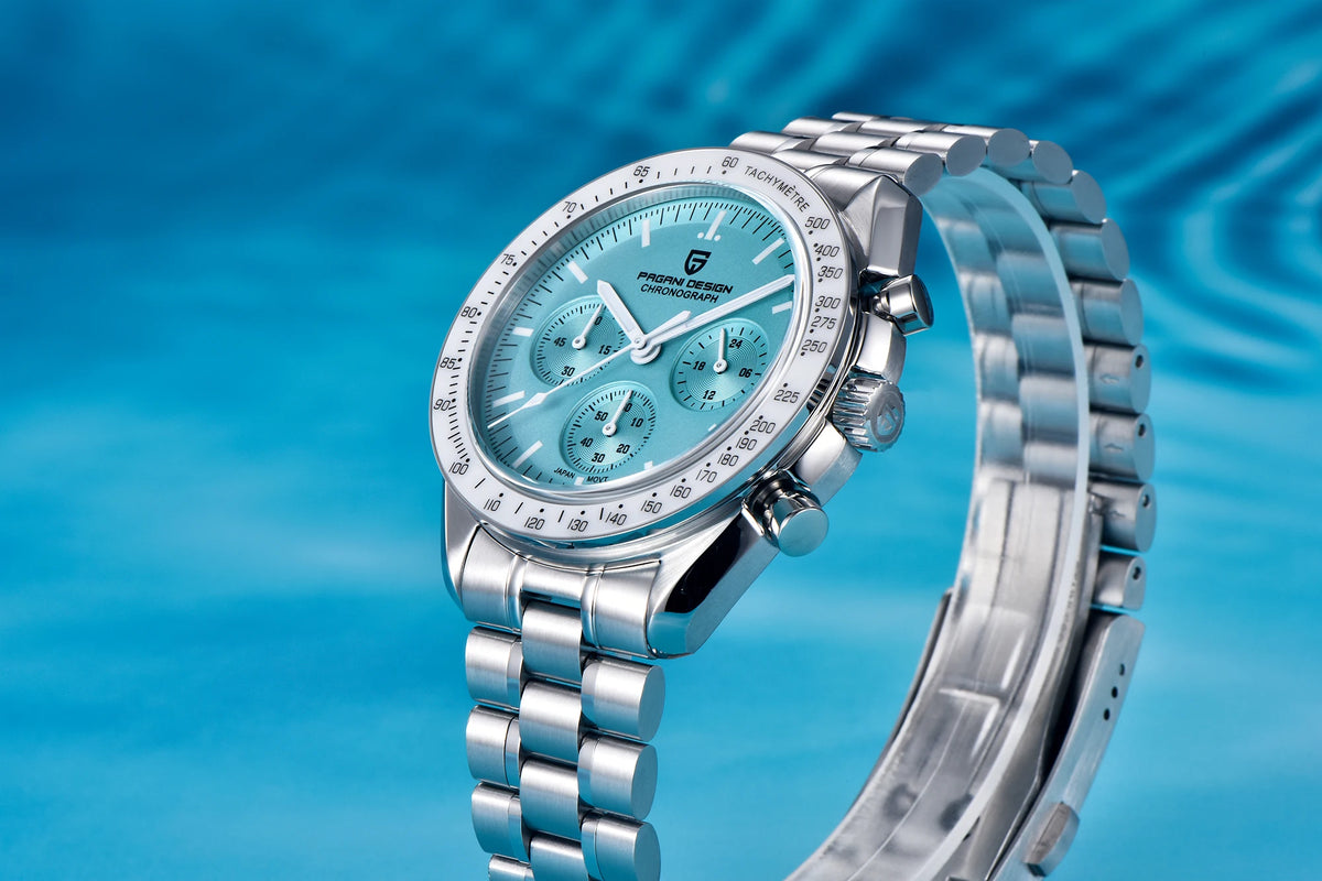 Auto Date Speed Chronograph AR Sapphire Mirror Wrist watch