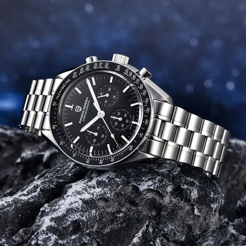 Auto Date Speed Chronograph AR Sapphire Mirror Wrist watch