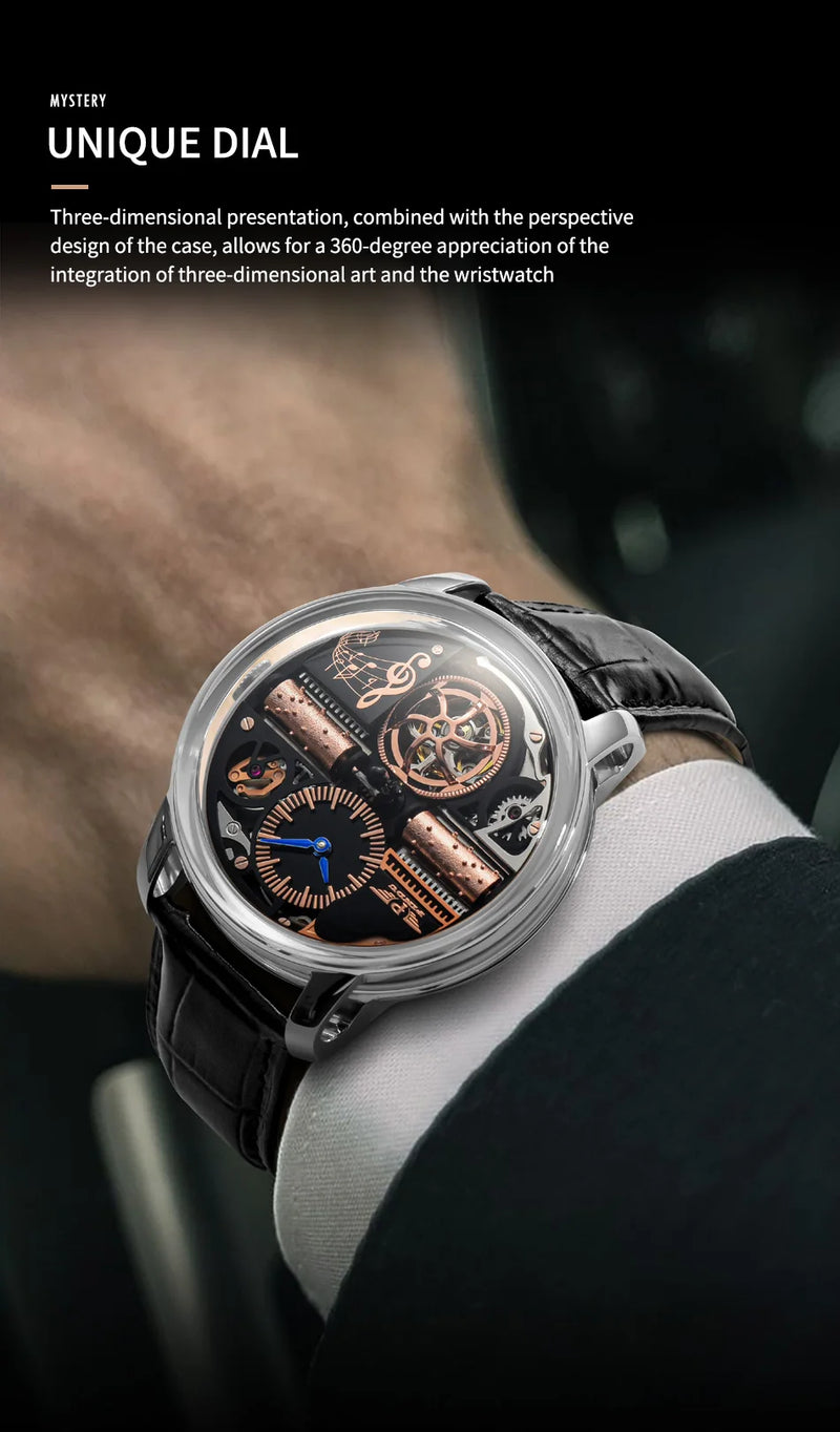 Stainless steel Sapphire Glass God Father Watch