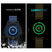 DANIEL GORMAN Red Planet Design Quartz Watch for Men Waterproof Luminous Sport Wristwatch with Magnetic Bead Pointers DG0525Red