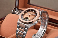 PAGANI DESIGN Tourbillon Men's Watches Rose Gold Luxury Automatic Watch For Men Mechanical Wristwatches AR Sapphire Mirror Clock