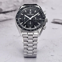 Auto Date Speed Chronograph AR Sapphire Mirror Wrist watch