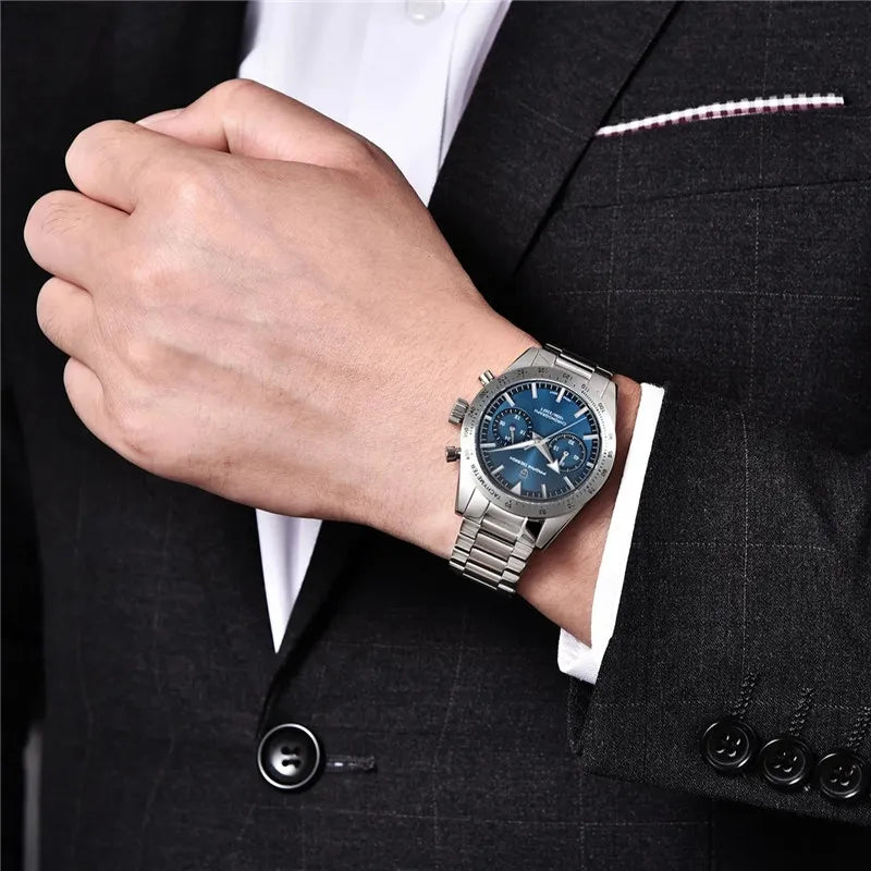 PAGANI DESIGN 2026 NEW Moon Top Brand Quartz Watch For Men Speed Chronograph Waterproof VK64 AR Sapphire Mirror Wristwatch 1766