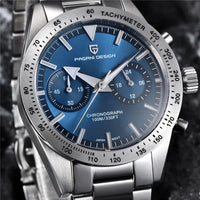 PAGANI DESIGN 2026 NEW Moon Top Brand Quartz Watch For Men Speed Chronograph Waterproof VK64 AR Sapphire Mirror Wristwatch 1766