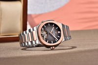 PAGANI DESIGN Tourbillon Men's Watches Rose Gold Luxury Automatic Watch For Men Mechanical Wristwatches AR Sapphire Mirror Clock