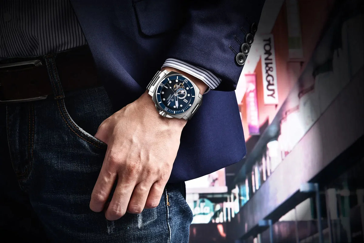 PAGANI DESIGN 2024 Original 43MM Men's Automatic Mechanical Watch NH39 200M Waterproof AR Sapphire Mirror Watches For Men ﻿