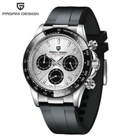PAGANI DESIGN V2 40MM Meteorite dial Men Quartz Watches Sapphire Retro Chronograph  Waterproof Watch For Men Reloj0 hombr