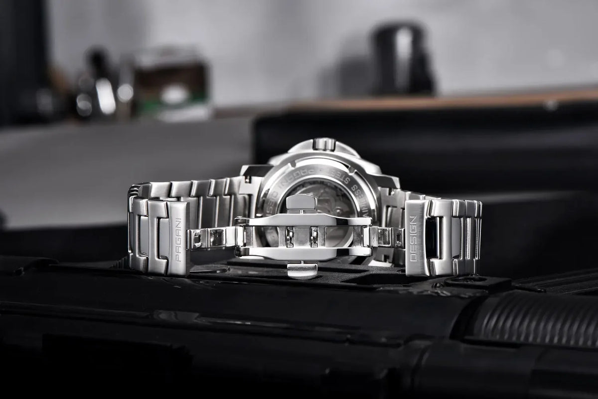 PAGANI DESIGN 2024 Original 43MM Men's Automatic Mechanical Watch NH39 200M Waterproof AR Sapphire Mirror Watches For Men ﻿