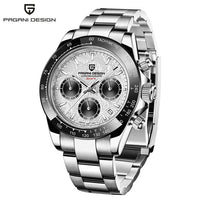 PAGANI DESIGN V2 40MM Meteorite dial Men Quartz Watches Sapphire Retro Chronograph  Waterproof Watch For Men Reloj0 hombr