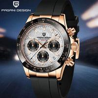PAGANI DESIGN NewMeteorite Dial Luxury Men watch Sapphire mirror Luminous Waterproof Man watch Quartz VK63 Auto Date Chronograph