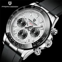PAGANI DESIGN NewMeteorite Dial Luxury Men watch Sapphire mirror Luminous Waterproof Man watch Quartz VK63 Auto Date Chronograph
