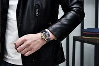 PAGANI Design Men Automatic Mechanical Watch Rainbow Rainbow Circle Skeleton Dial Stainless Steel Sapphire Sports Watches