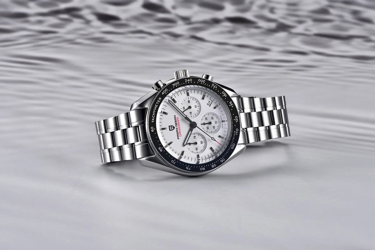 Auto Date Speed Chronograph AR Sapphire Mirror Wrist watch