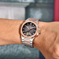 PAGANI DESIGN Tourbillon Men's Watches Rose Gold Luxury Automatic Watch For Men Mechanical Wristwatches AR Sapphire Mirror Clock