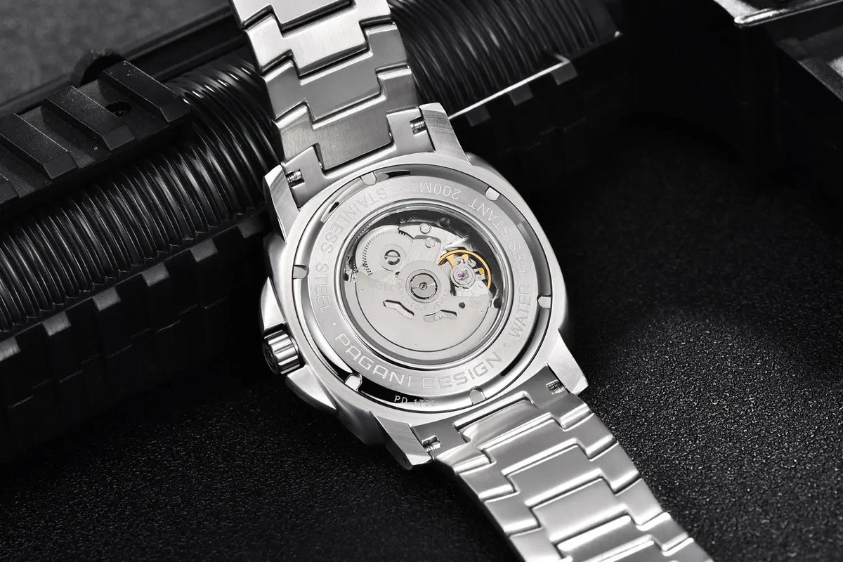 PAGANI DESIGN 2024 Original 43MM Men's Automatic Mechanical Watch NH39 200M Waterproof AR Sapphire Mirror Watches For Men ﻿