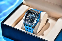 PAGANI DESIGN 42MM New fashion Hollow Back Transparent Movement Luxury Men Watch Sapphire Glass Automatic Men Watches For Men