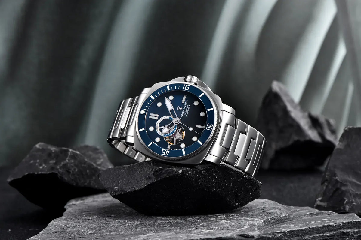 PAGANI DESIGN 2024 Original 43MM Men's Automatic Mechanical Watch NH39 200M Waterproof AR Sapphire Mirror Watches For Men ﻿