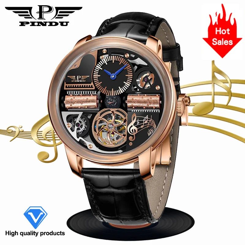Stainless steel Sapphire Glass God Father Watch