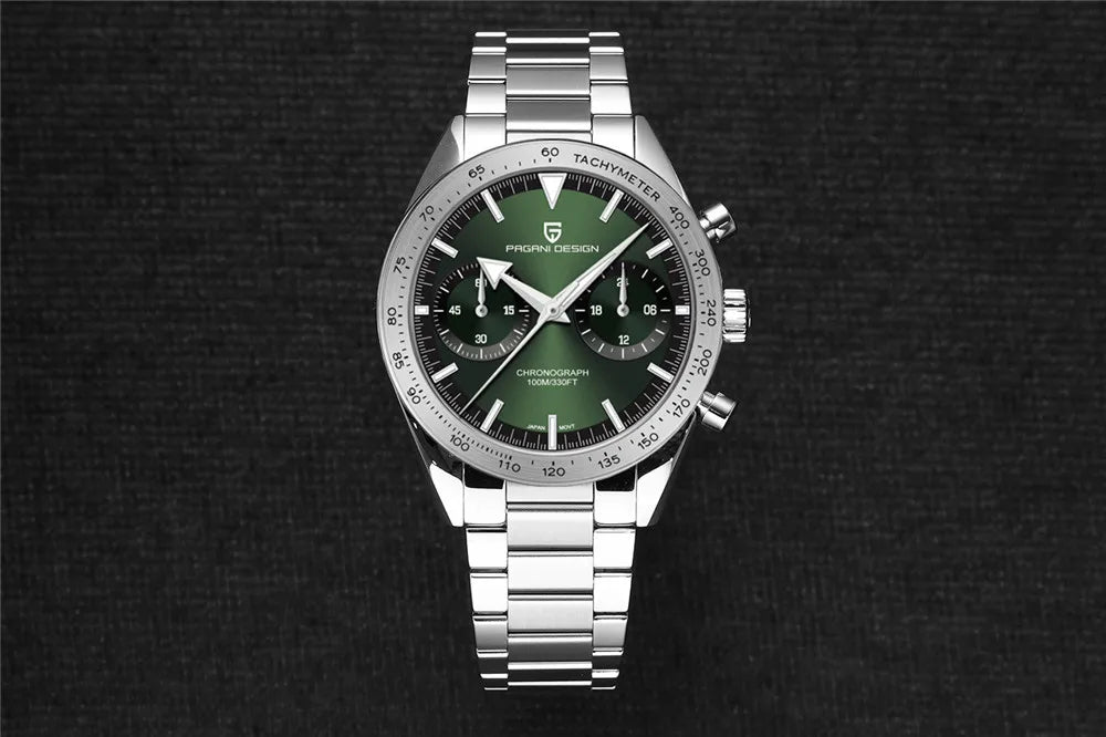 PAGANI DESIGN 2026 NEW Moon Top Brand Quartz Watch For Men Speed Chronograph Waterproof VK64 AR Sapphire Mirror Wristwatch 1766