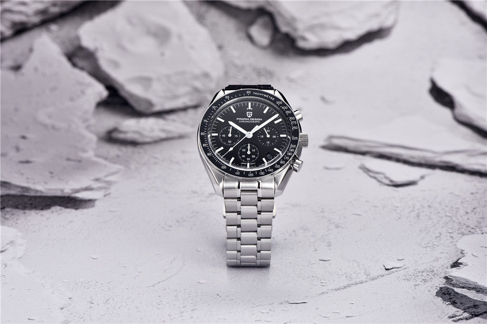 Auto Date Speed Chronograph AR Sapphire Mirror Wrist watch