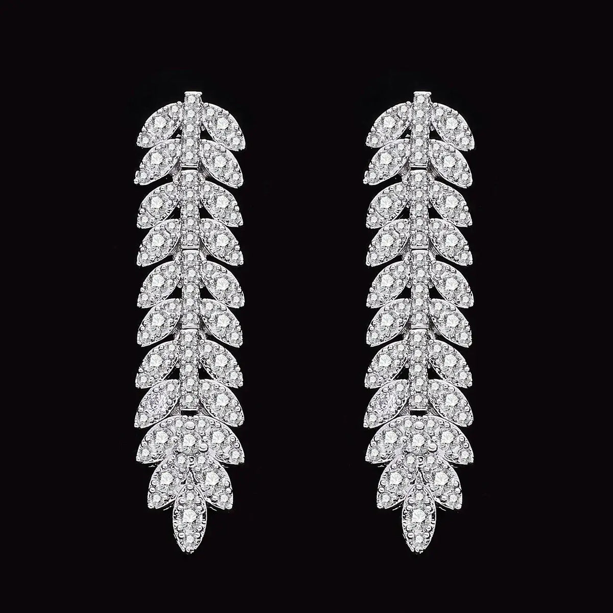 Bridal Zirconia Jewelry Sets For Women Party, platinum plating CZ Crystal Wedding Jewelry Sets