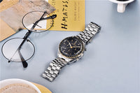 Auto Date Speed Chronograph AR Sapphire Mirror Wrist watch