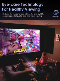 Auto Focus 4K Projector for Movies 5G Wifi 6 Native 1080P Full HD Android TV Home Theater 16000LM Daylight HDR Video Projectors