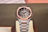 PAGANI DESIGN Tourbillon Men's Watches Rose Gold Luxury Automatic Watch For Men Mechanical Wristwatches AR Sapphire Mirror Clock