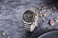 Auto Date Speed Chronograph AR Sapphire Mirror Wrist watch