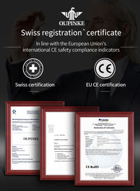 OUPINKE 3189 Men's Watch Top Luxury Brand Automatic Mechanical Watch Fashion Leather Waterproof Sapphire Mirror Moon Men's Watch