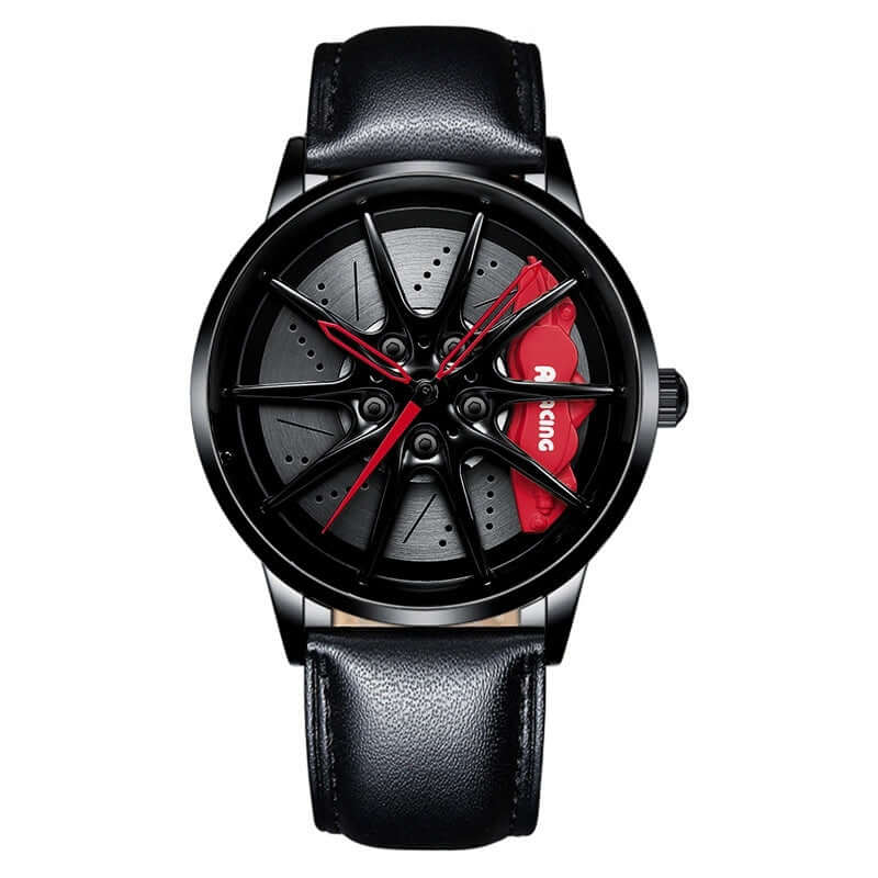 Rev Up Your Style: The Spinning Car Wheel Design Watch for Men
