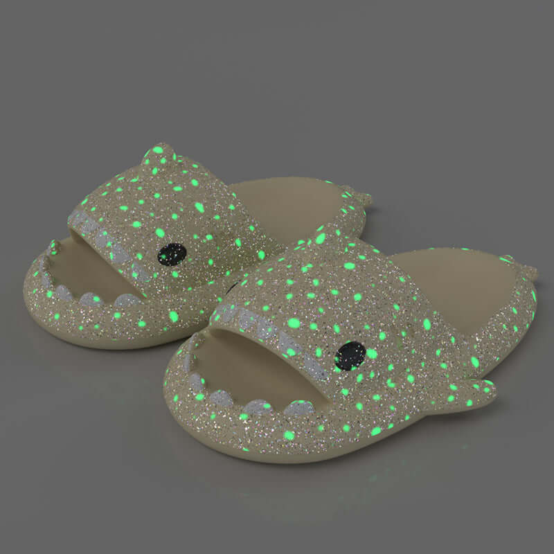 Glowing Shark Flip-Flops: Illuminate Your Bathroom with Fun and Safety