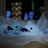 Glowing Shark Flip-Flops: Illuminate Your Bathroom with Fun and Safety