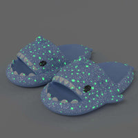 Glowing Shark Flip-Flops: Illuminate Your Bathroom with Fun and Safety