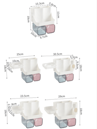 Multifunctional Toothbrush Holder: Organize Your Bathroom Essentials with Ease