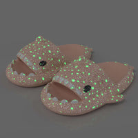 Glowing Shark Flip-Flops: Illuminate Your Bathroom with Fun and Safety